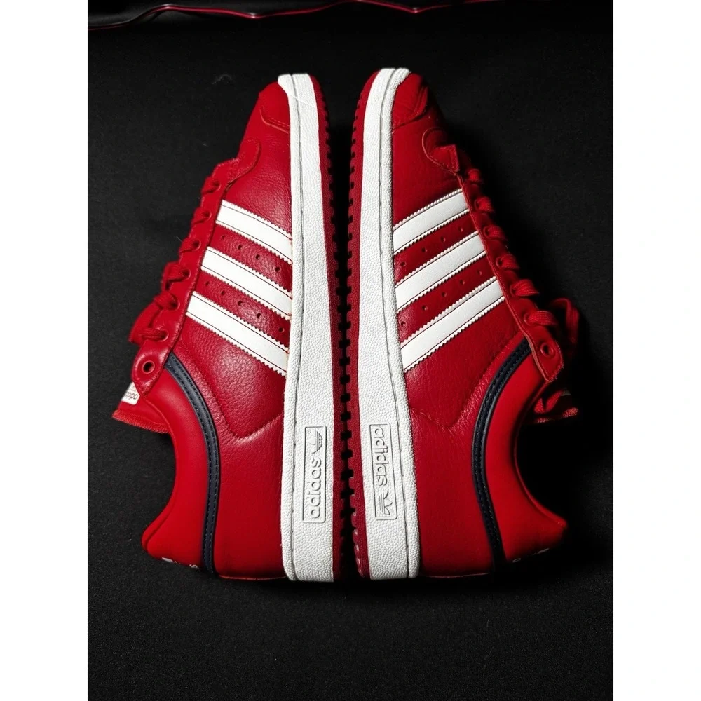 adidas Originals Top Ten Low FY2893 Red White Leather Sneakers Men's Size 12